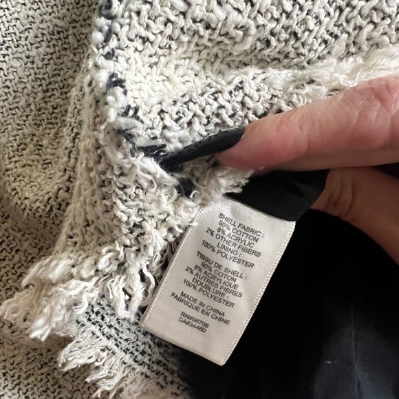 rebecca taylor Zip Tweed Combo Dress in Pece Size Small 8 - Picture 9 of 10